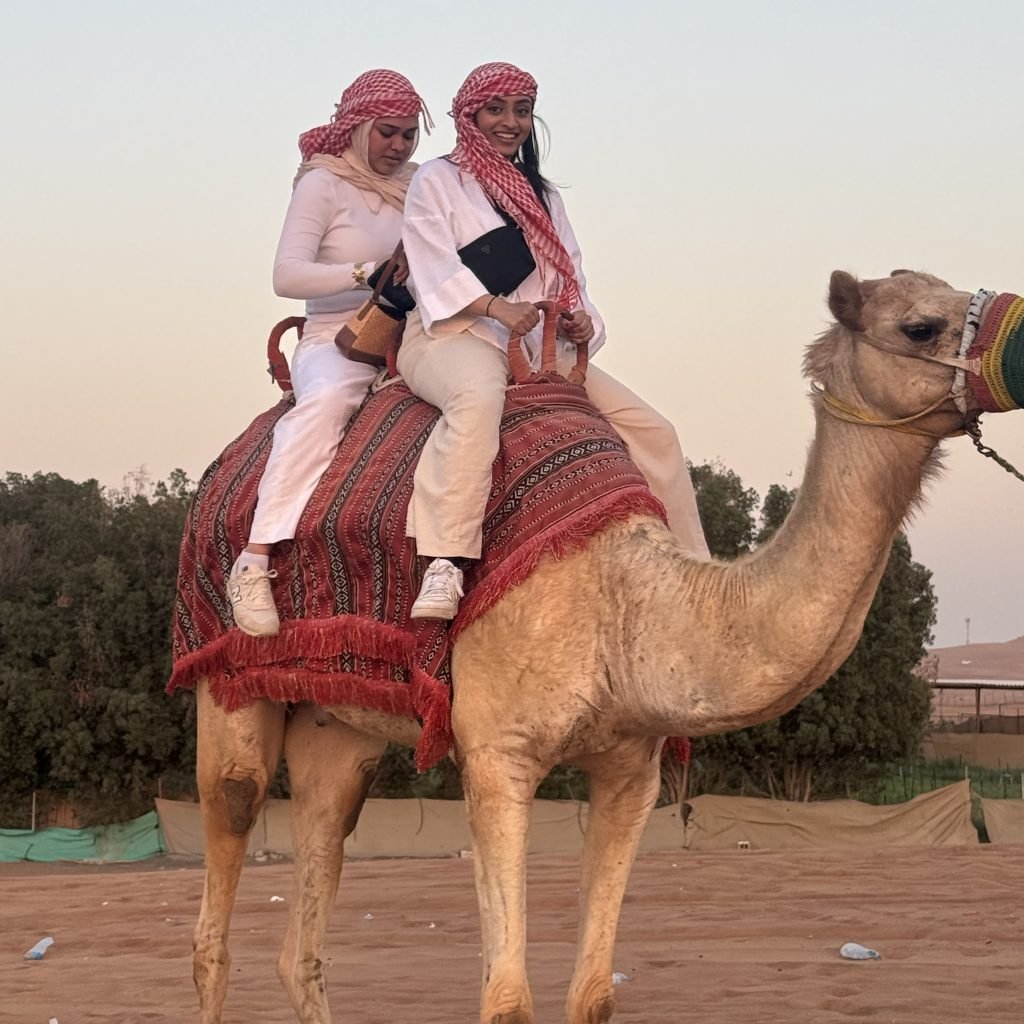 camel ride dubai adventure