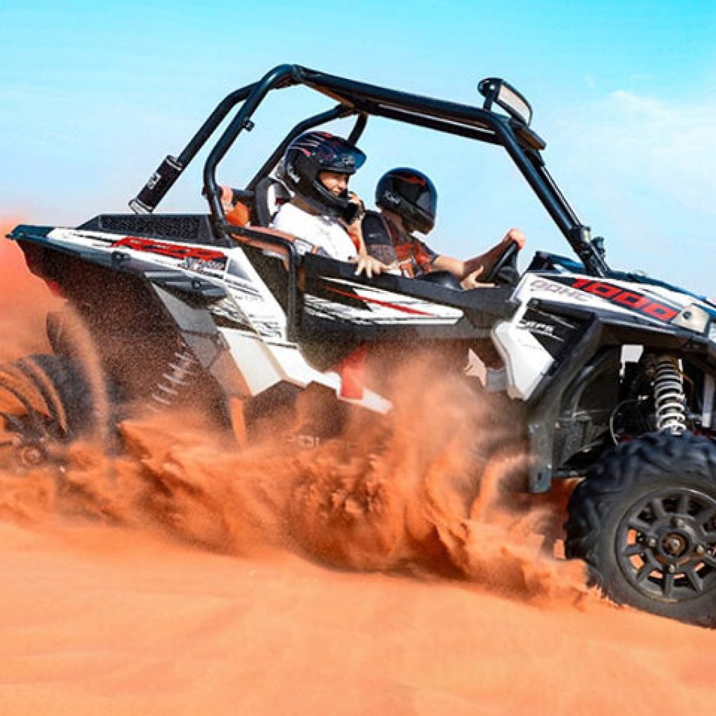 Polaris-2seater Buggy Dubai Open Desert Safari