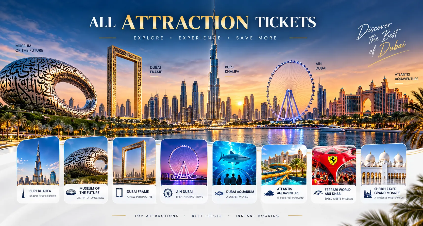 Dubai Attraction Tickets