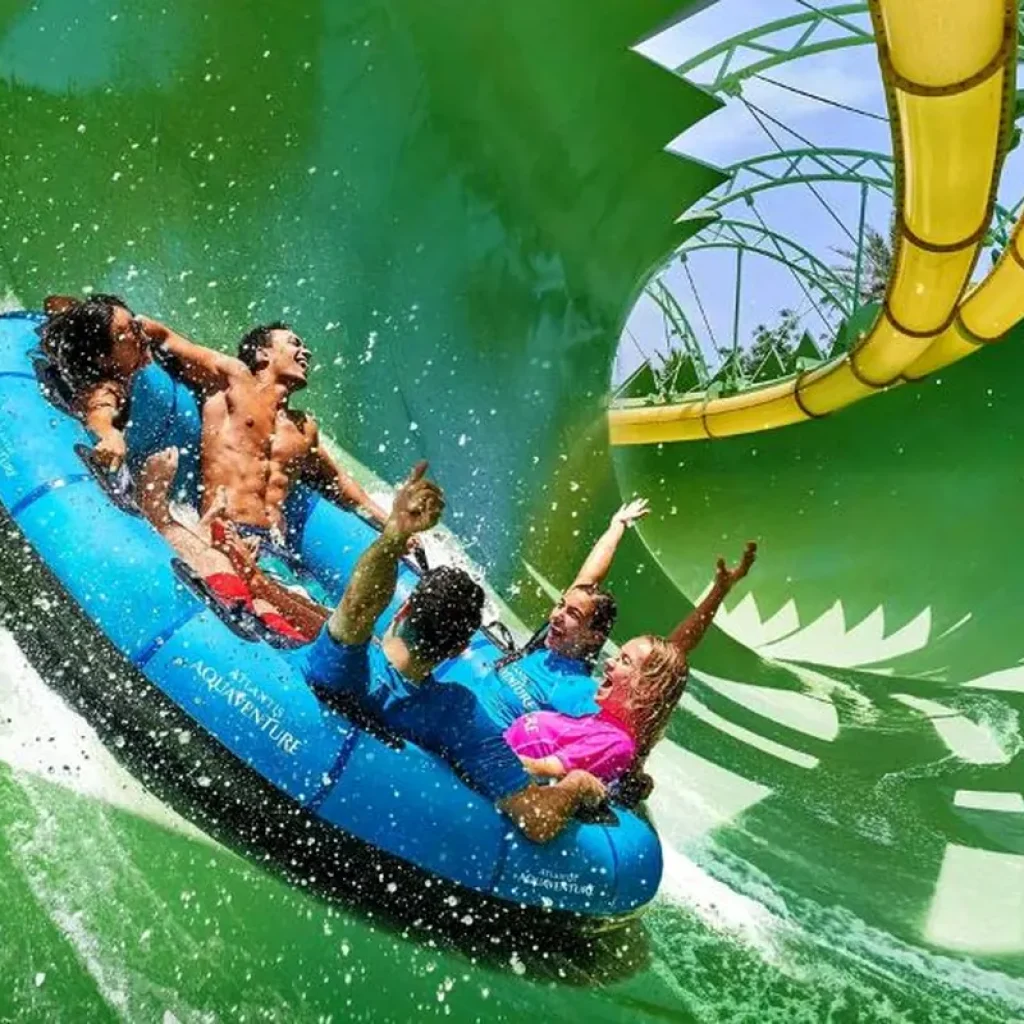 Group Raft Slide Adventure