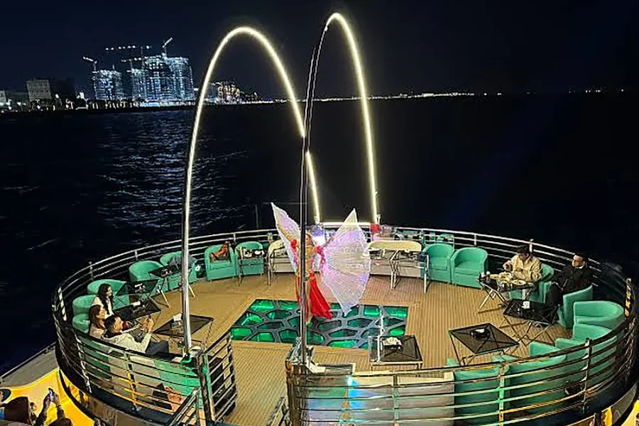 Lotus Royale Megayacht Dinner Cruise Dubai